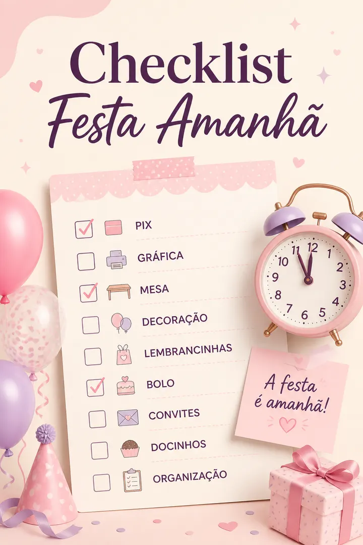 Checklist Festa Amanhã